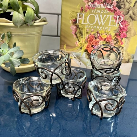 SALE!  Three Retired SLAH Jamestown Candle Holders/Organizers (3) - Picture 7 of 8